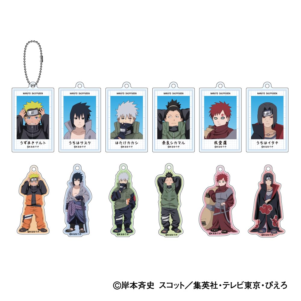 XEBEC NARUTO Shippuden Trading Acrylic Keychain Smaller Version 1 BOX W39 X H65mm Acrylic - - - Approx. -