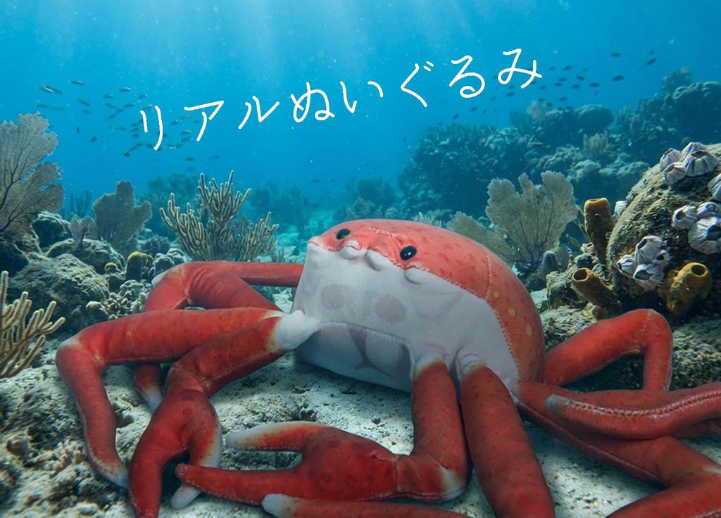 Takeoff Plush Toy: Sea, Fish, and Crab