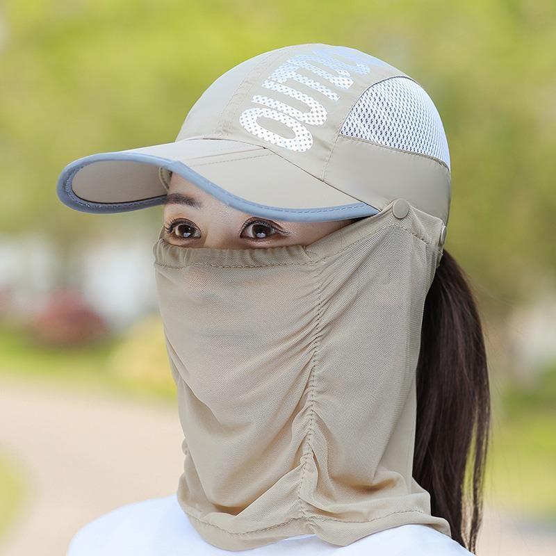 

Защита лица и шеи, интегрированная электрическая шляпа с обдувом для автомобиля, защита от солнца, накидка на шею, летняя мужская и женская шляпа от солнца для рыбалки, сбора чая Khaki All yards