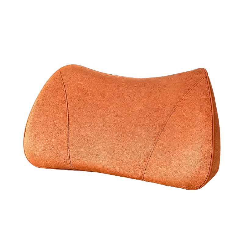 Suede Car Lumbar Support Cushion коричневый