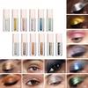 12-color Sparkling Colorful Eye Shadow Pearlescent Polarized Brightening Matte Liquid Eyeshadow