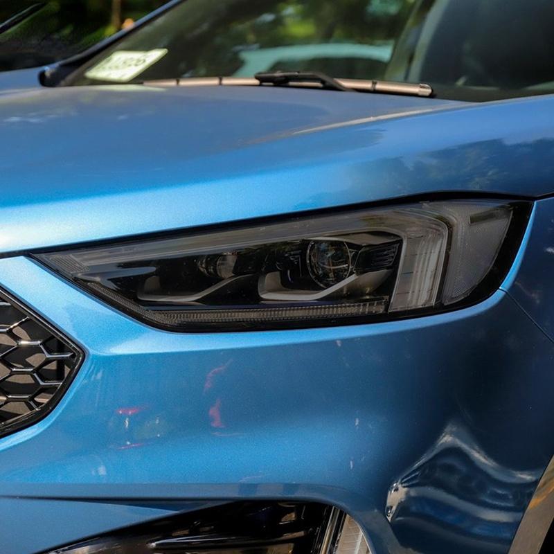 High-Definition For Ford Edge 2015-2019 Car Headlight Protective Film Restoration Transparent Black TPU Sticker Auto Accessories