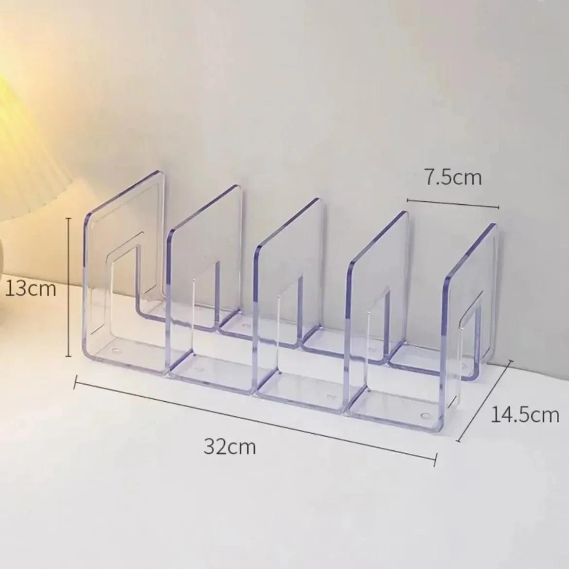 

Handbag Storage Shelf Acrylic Rack Transparent Purse Bag Divider Wardrobe Bag Storage Rack Upright Display Closet Home Organizer