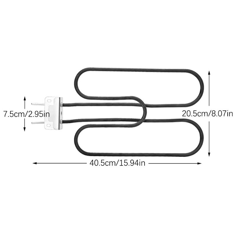 Grill Heizelement Ersatzteil für Q140Q1400 Elektrogrill