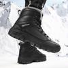 Men Waterproof Snow Boots Super Warm Winter Plush Shoes Men Sneakers Work Shoes Outdoor Male Hiking Boots Anti-slip Ankle Boots