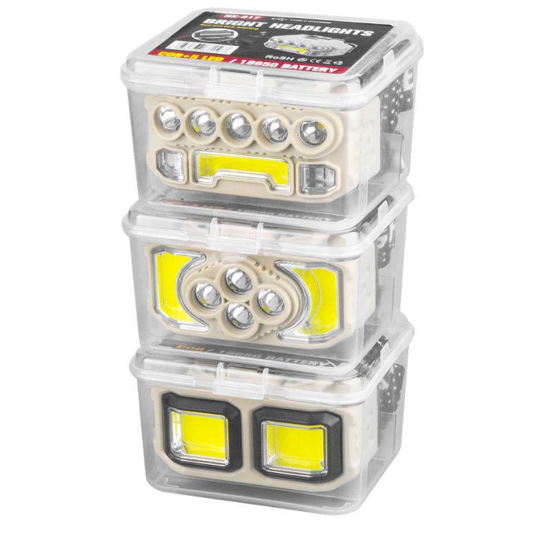 Portable USB Rechargeable Multifunctional Headlamp for Outdoor and Household Use