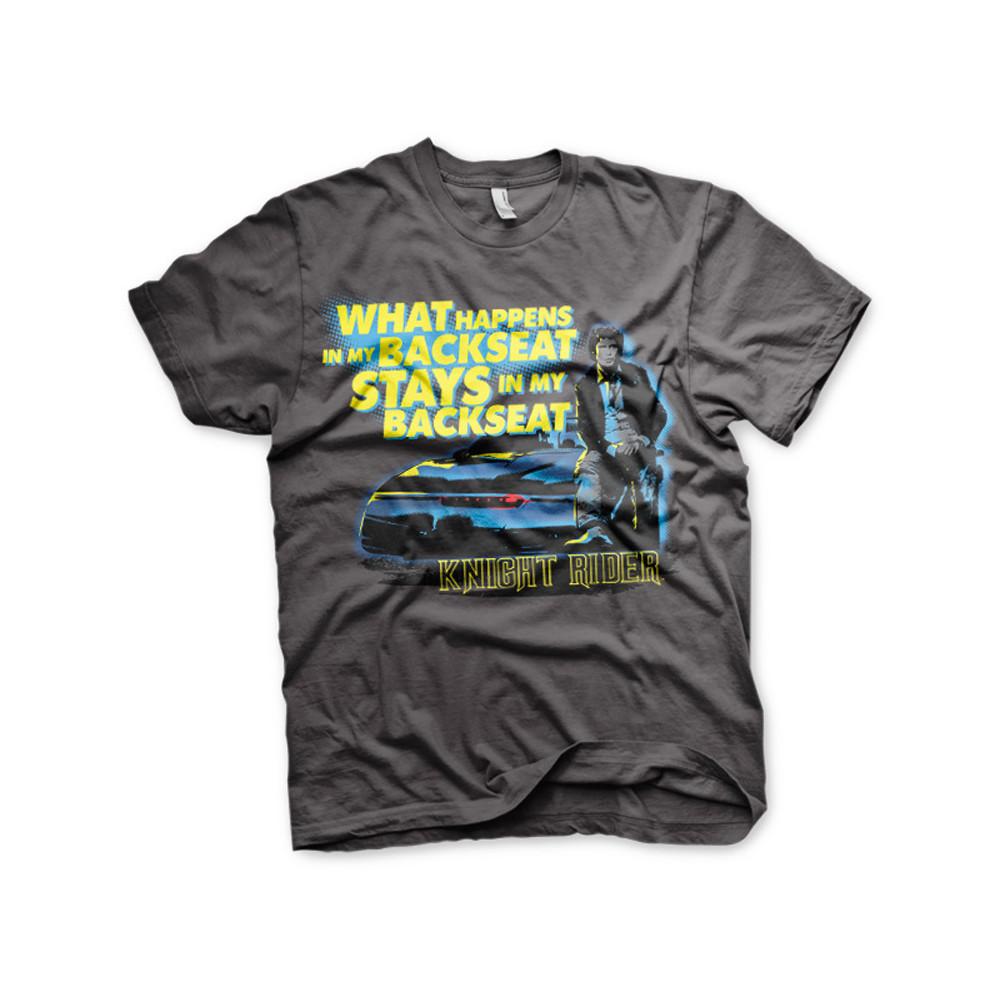 Officially Licensed Knight Rider Back Seat Mens T-Shirt S XXL Sizes S