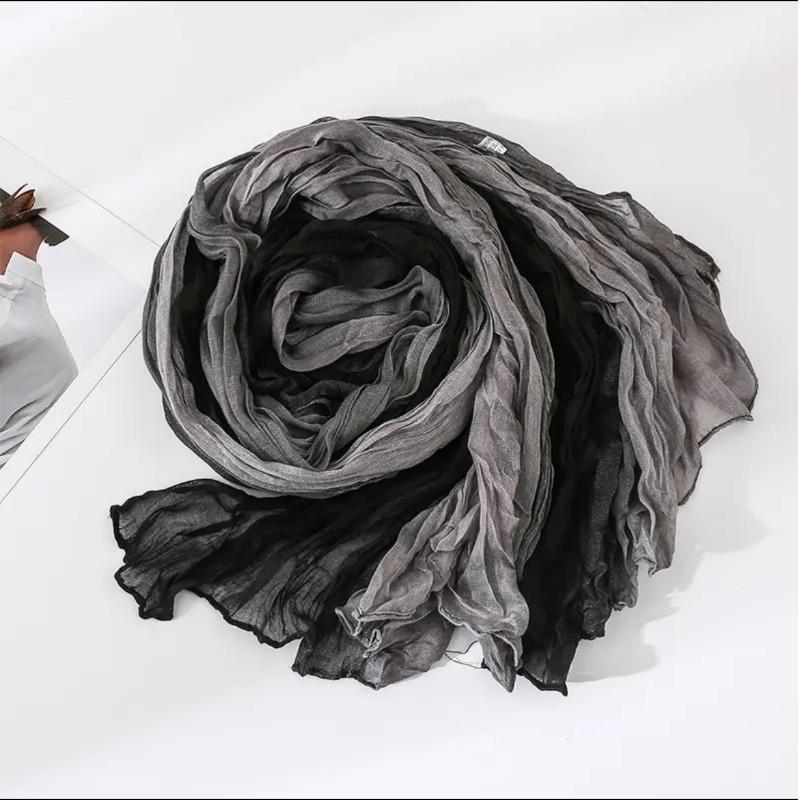 Large Size Printed Gradient Sunscreen Scarf Shawl Beach Towel