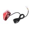 Universal Electric Bike Scooter Rear Tail Safety Light Warning Brake Lamp DIY Accessory