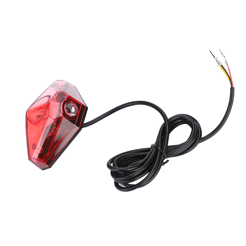 Universal Electric Bike Scooter Rear Tail Safety Light Warning Brake Lamp DIY Accessory