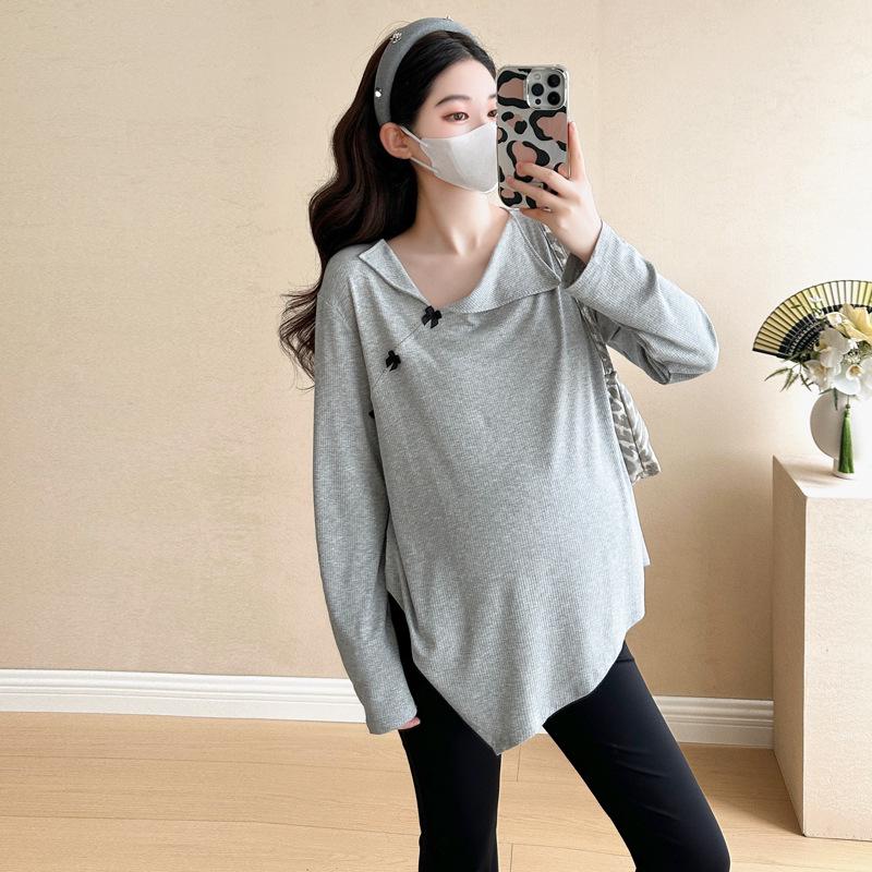 

2026 Spring/Autumn Korean Casual Soft Bow T-shirt L