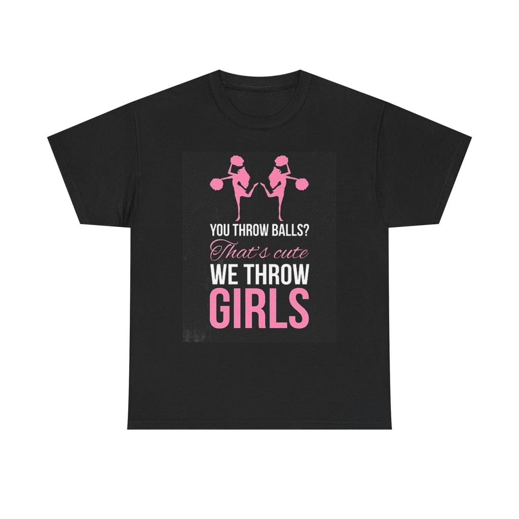 Men's and Women's T-shirts Cheerleading Graphic
