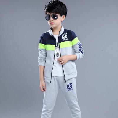 Traje informal para niños y niñas, abrigo con cremallera y cuello de algodón de manga larga, trajes deportivos