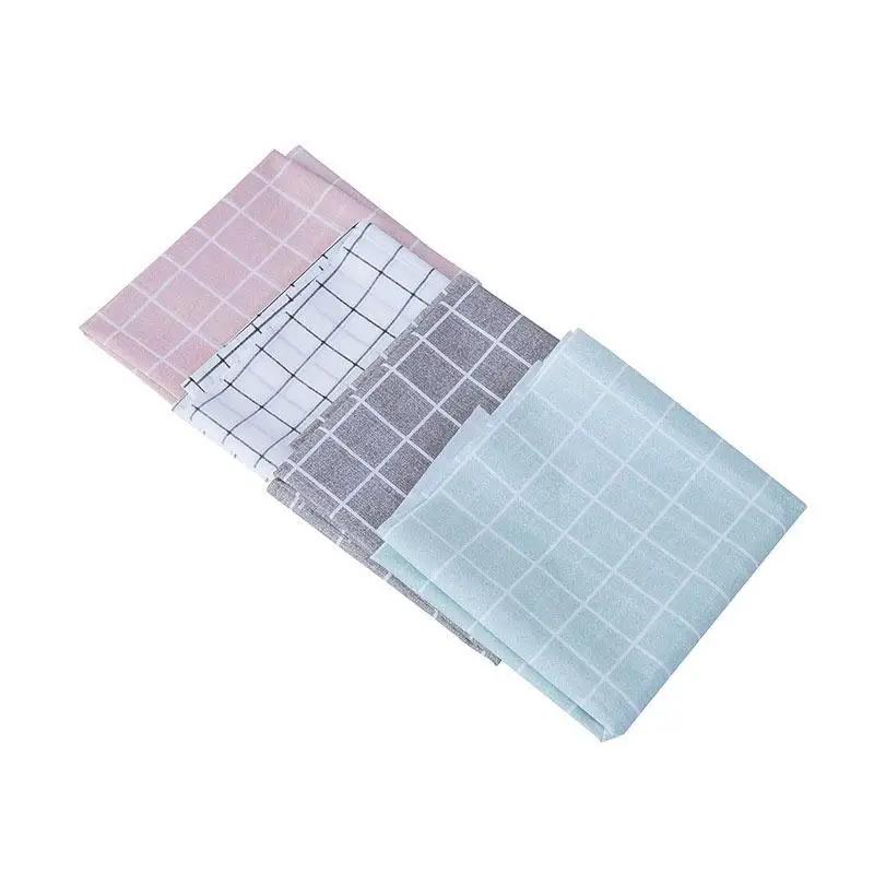 Household Fashion Simple Plaid Rectangular Oilproof Tablecloth Waterproof Table Cloth 137*180cm Accessories Home Decor