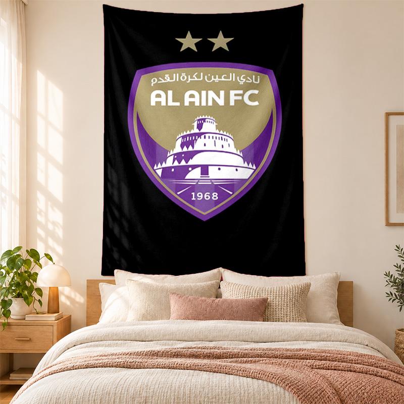 Al Ain FC Tapestry highquality for decorating living room bedroom dorm walls ideal as bedroom wallart orholiday gift