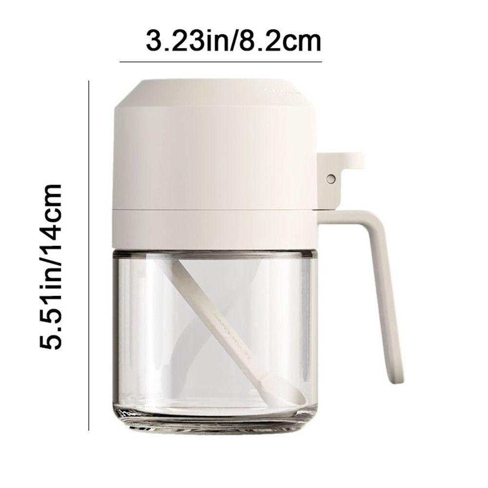 Moisture-proof Glass Seasoning Jar Large Capacity Sugar and Salt Container Spice Container  Kitchen