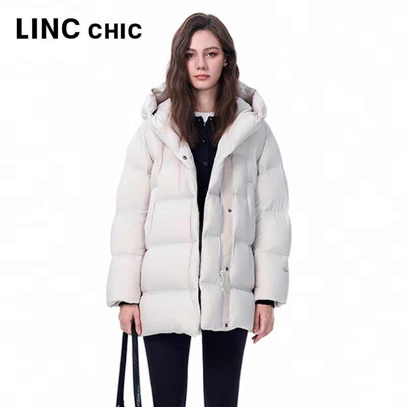Jin Yujie Women's Puffer Mid-Length 90% Duck Down Jacket