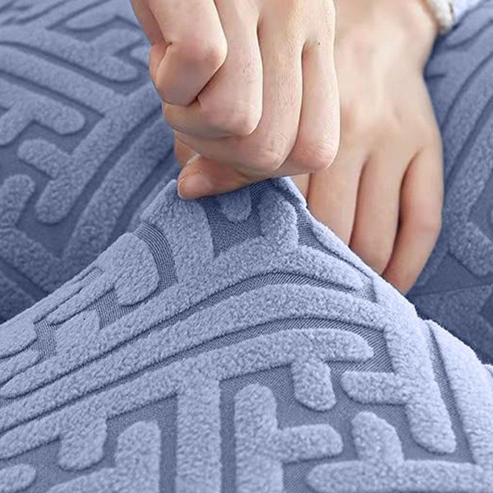 Jacquard Office Chair Seat Covers Thickened Computer Chair Cove Dining Chair Cover  for All Seasons