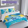 3pcs Custom Name Blue's Clues Set,Includes 1 Duvet Cover and 2 Pillowcases,All-season Bedroom Decor