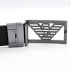 Emporio Armani Y4S507 Y134J 88244 Belt, 3.5cm Wide, Men's, Reversible, Black,
