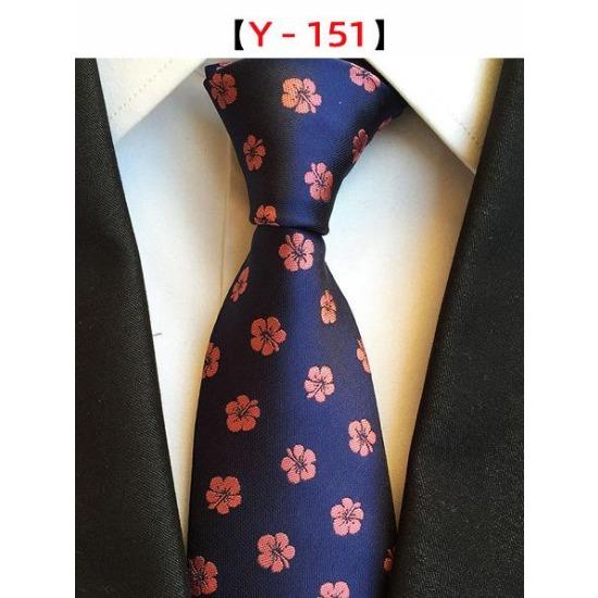 8Cm Polyester Herrenkrawatte Cashew Blumenanzug Krawatte