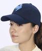 Le Coq Sportif Golf LG4FCP02L Cap with Sagara Fluffy and Navy Blue Women's Embroidery, Design, Stylish, Moisture-Wicking, Quick-Drying, Antibacterial,