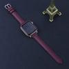 Leather Strap for Apple Watch Ultra 49mm 45mm 41mm 38mm 42mm 44mm 40mm Men Women Slim Genuine Leather Band  for iWatch Serie 9 8 7 SE 6 5 4 3 2 1