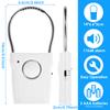 Smart Door Handle Alarm 110dB Touch Sensor Door Handle Alarm Adjustable Portable Window Alarm Ultra-Slim Detector for Travel
