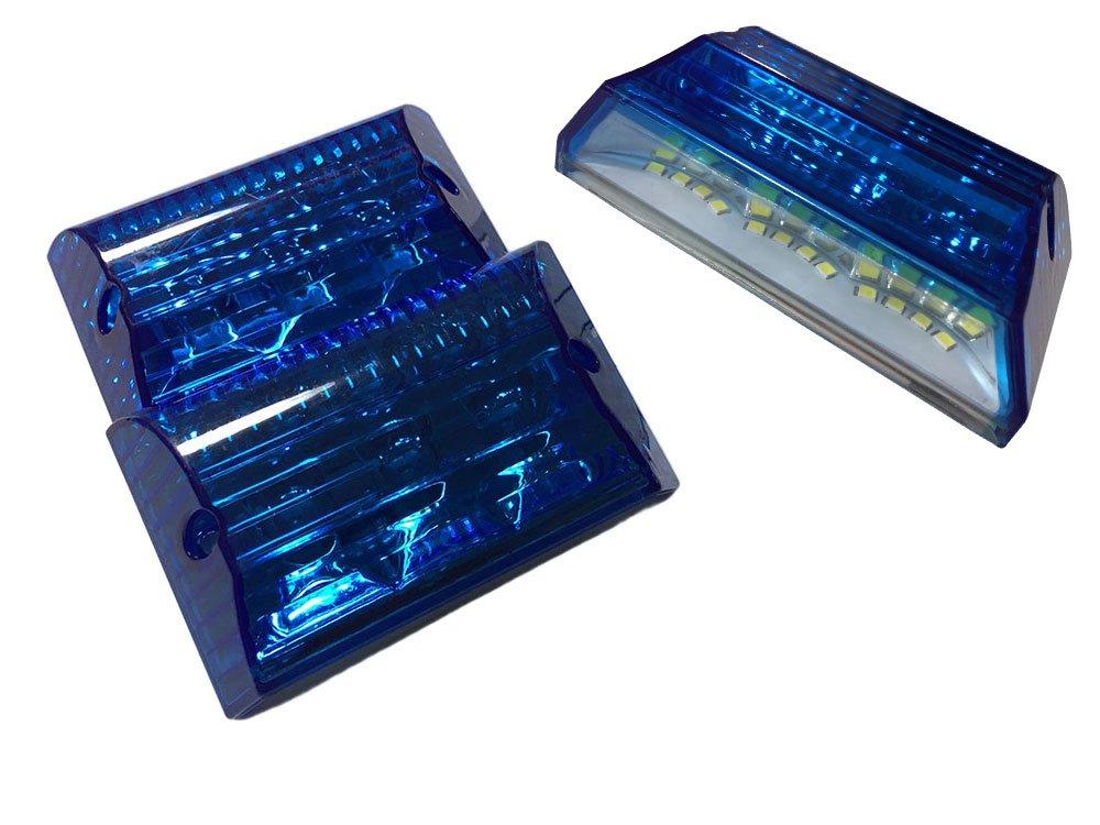 

Откройте для себя сверхъяркие светодиодные боковые встраиваемые светильники Winds! Маркеры высокой яркости, 24 В, Маркеры, Синий, 2 шт.