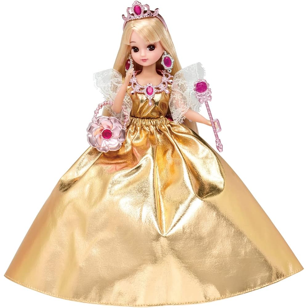 Takara Tomy Licca-chan Dress Fantasy Princess Magical Jewelry Dress Dress-Up Toy for Ages 3 and Up