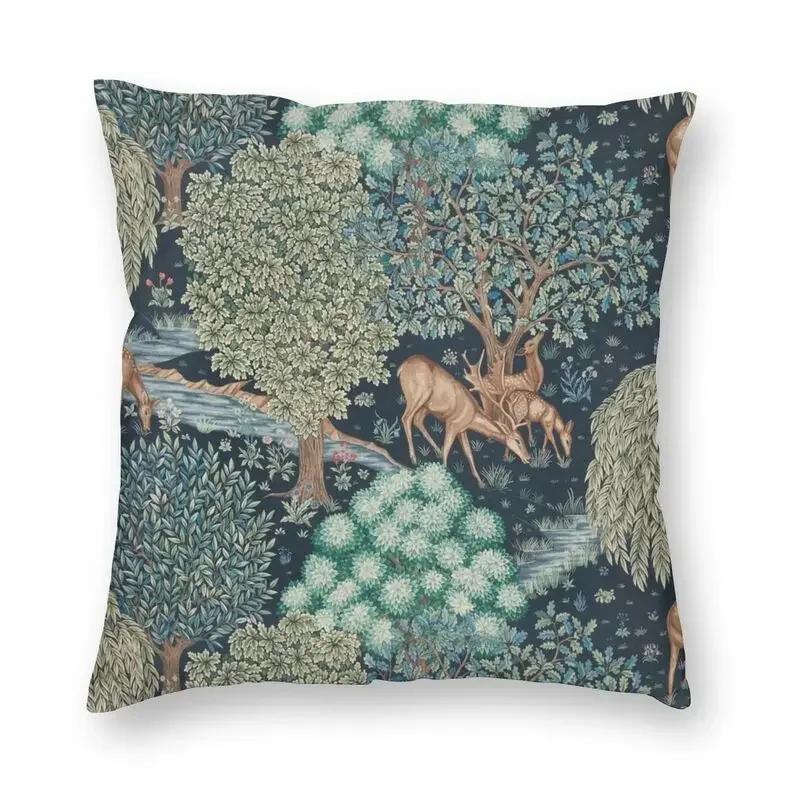 Vintage Floral Cushion Cover 40x40cm Velvet Modern Pillow Cases for Sofa