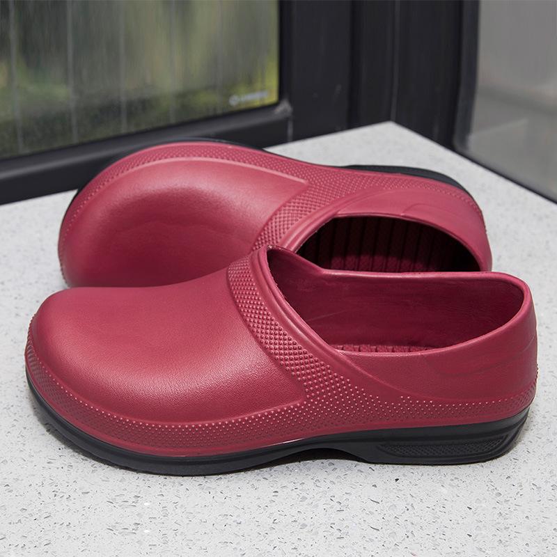 Unisex Kitchen Shoes 2026New Rubber Rain Shoe Waterproof Garden Shoes for Women Non-Slip Fishing Shoe Slip-On Chef Shoes BigSize