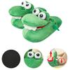 Fun Crocodile Plush Cotton Slippers Soft Non-slip Home Footwear