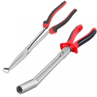 Car Spark Plug Pliers High Voltage Cylinder Cable Removal Tool Carbon Steel Car Spark Plug Wire Removal Pliers Tool for Car