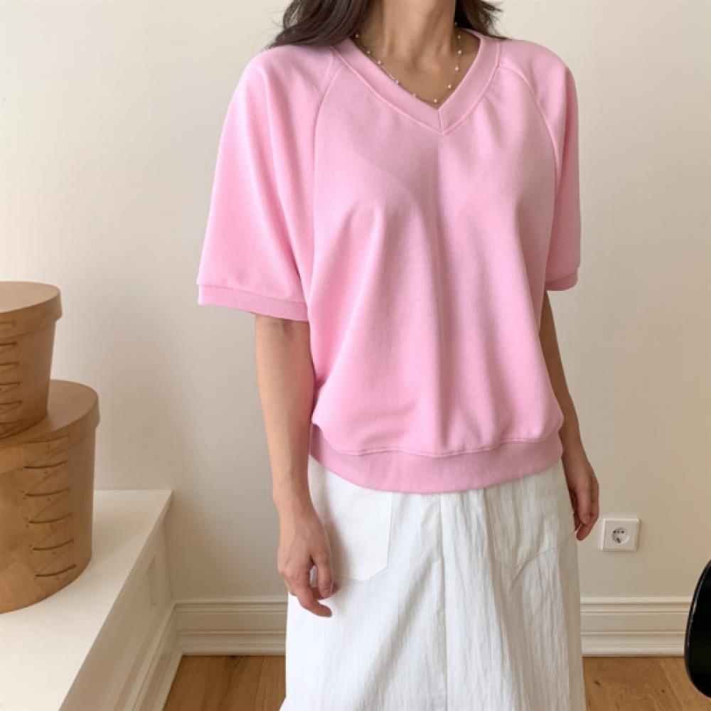 New ArriVals Open Run Women V Neck Puff sleeVe ShorT sleeVe Backpack T shirT