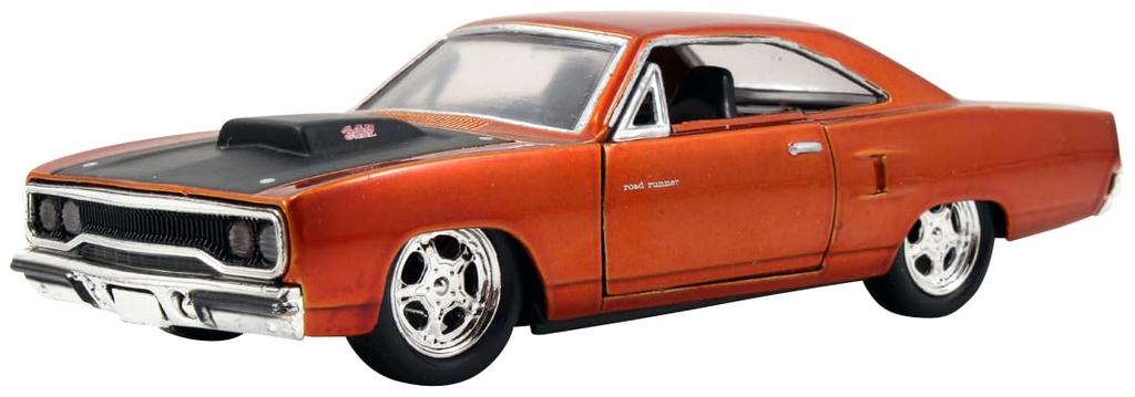 Jada Toys Fast & Furious Series 1/32 F&F Plymouth Road Runner Orange Metallic (Dominic) Finished Product