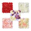Light Pink Artific Flower Wall Purple Red Silk White