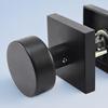 Black Door Knob with Deadbolt Adjustable Design Simple Installation Heavy Duty Modern Front Door Handle Deadbolt Set
