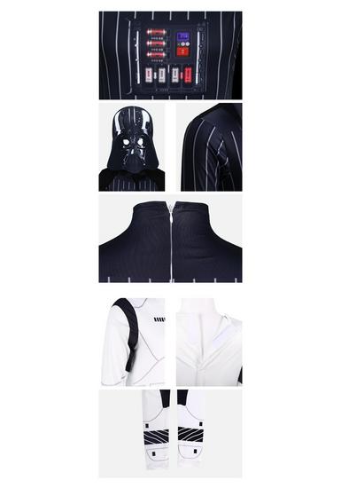 Star Wars Cosplay Costume: Darth Vader & Stormtrooper Jumpsuit