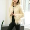 Women Autumn Winter Faux Fur Coat Jacket Coat Fluffy Warm Overcoat Outwear