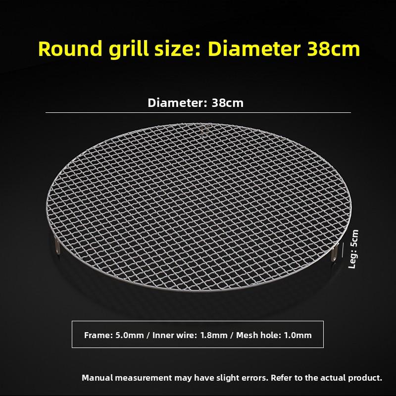 Food Grade 304 Stainless Steel Square Grill Mesh Pork Smoking Rack Charcoal Grill Cooking Tool for Indoor And Outdoor BBQ