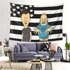 American Retro Tapestry Flag Creative Personality Bedroom Background Theme Game Room Trendy Living Room Decoration