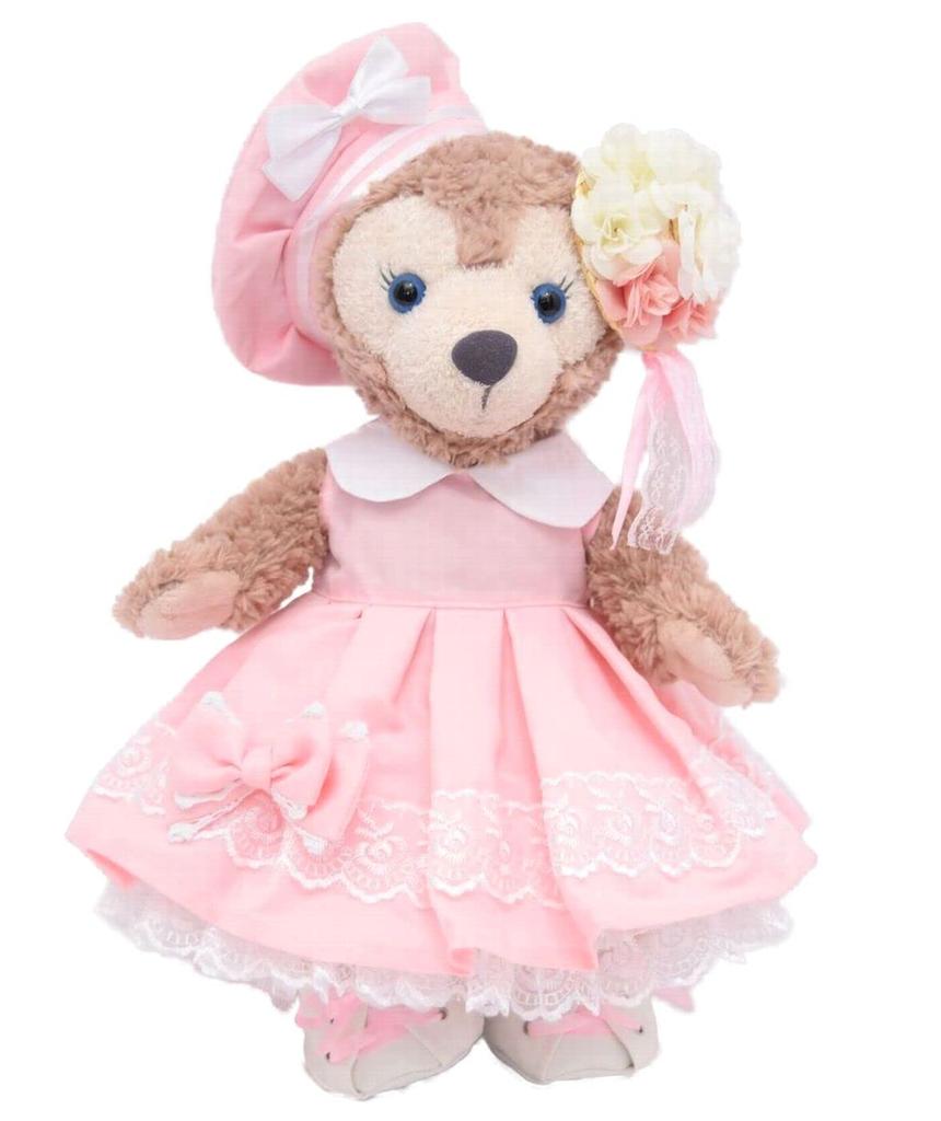 Teddybär Versandhandel Alice ShellieMay Kleidung Kostüm Umhang mit Sakura-farbenem Kleid (Niemand) S Größe