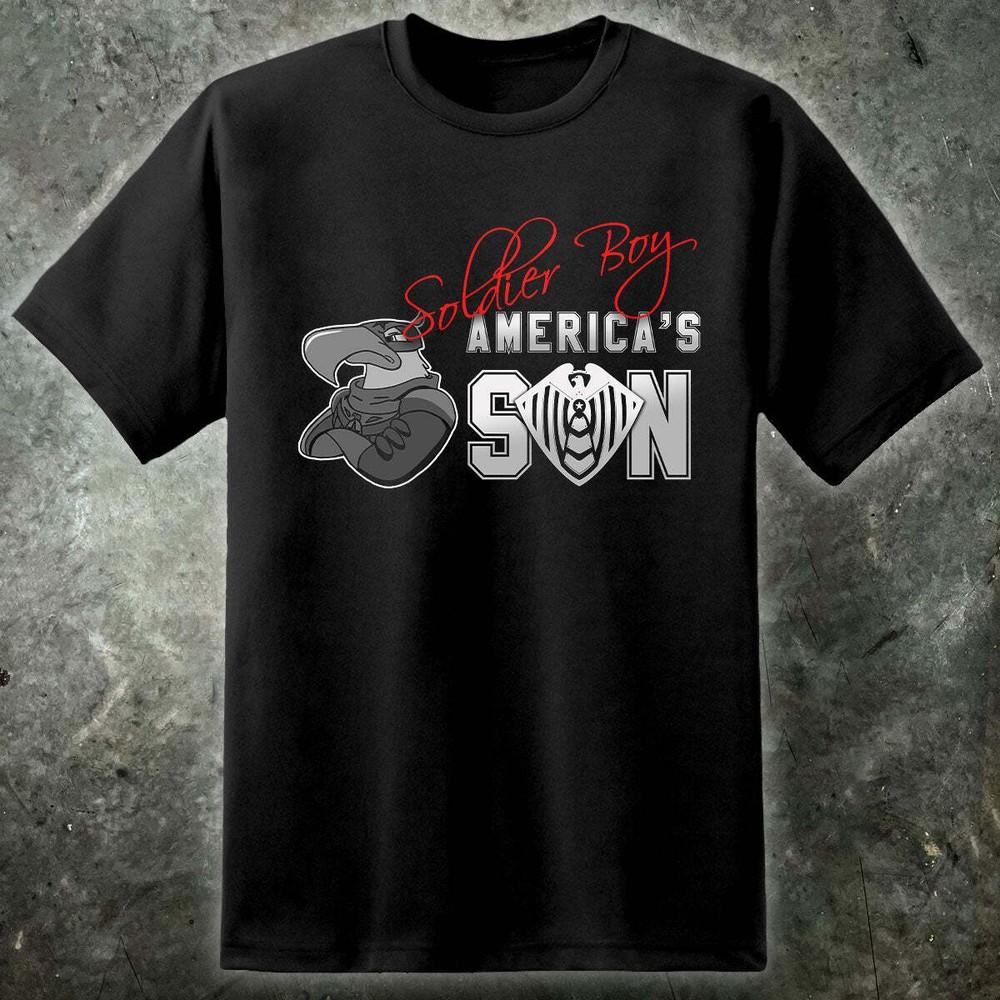 

The Boys Jensen Ackles Soldier Boy Americas Son Eagle T Shirt XL