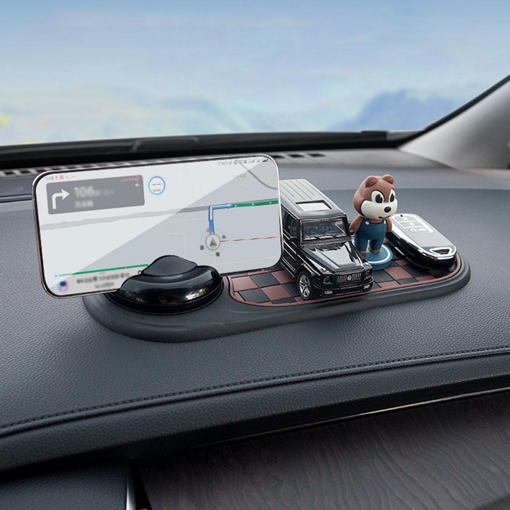 Multifunction Car Anti-Slip Mat Auto Phone Holder Silicone Dashboard Car Pad Mat for Phones Keys Gadgets