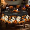 Single pack, Halloween, Day of the Dead tablecloth, black decoration, ghost and pumpkin and star patternszyc