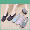 Knitted Womens Slipon Lightweight Casual Flats Walking Shoes Round Toe Loafers Breathable Low Top Ballet Flat Shoes Comfort Dress Shoes For Women