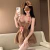 Sex Underwear Sexy Lace Bow Pajamas Hip Skirt Plush Halter Maid Bear Pajamas