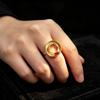 Silver Color Hug Rings For Women Fashion Geometric Handmade Irregular Vintage Fine Jelwery Ring Party Christmas Gift