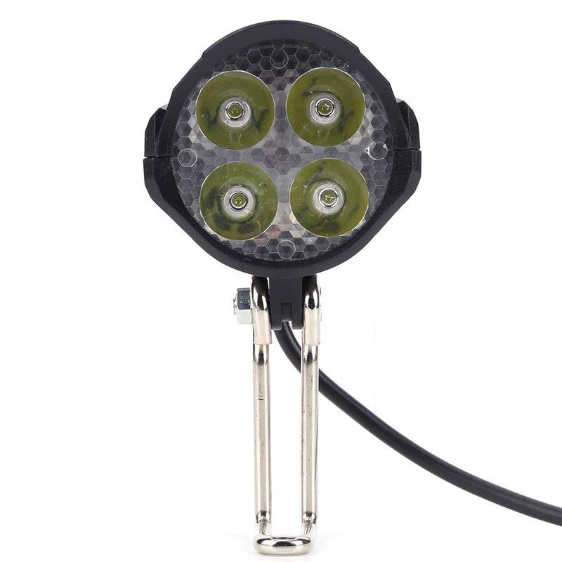 Fresh High Power 18W LED Electric Bicycle Bike Light With Horn, Waterproof IPX5 Rating For E-Bikes